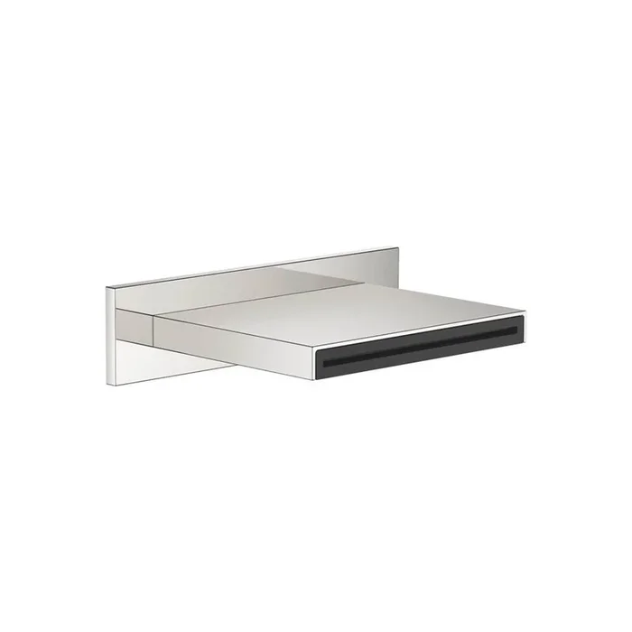 Dornbracht Water Sheet Cascade Spout For Wall-Mounted Installation In Platinum