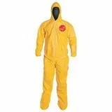 DUPONT D13479600 Tychem 2000 Coveralls Yellow Large