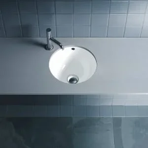 Duravit 0468400000 Architec Undermount Bathroom Sink White