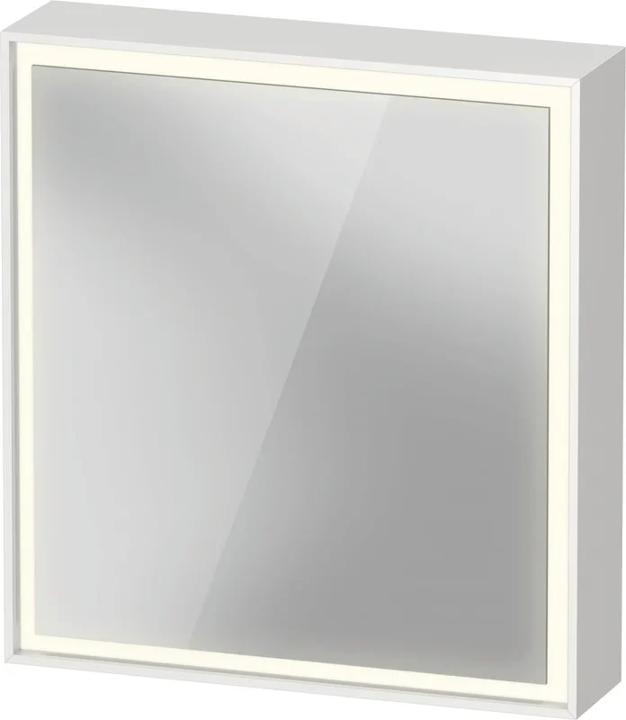 Duravit LC7550 Rectangular Medicine Cabinet LED Aluminum 25 5/8 x 27 1/2