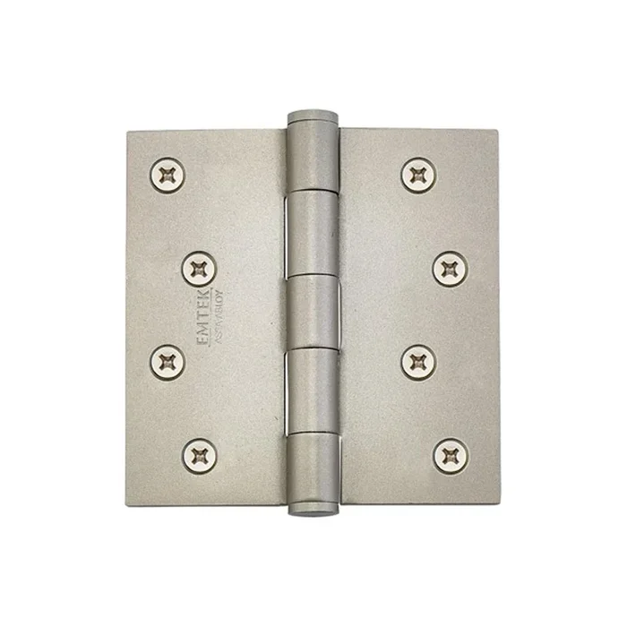 Emtek 9100 Stl Hinge, SD, SqCr, 4, US14