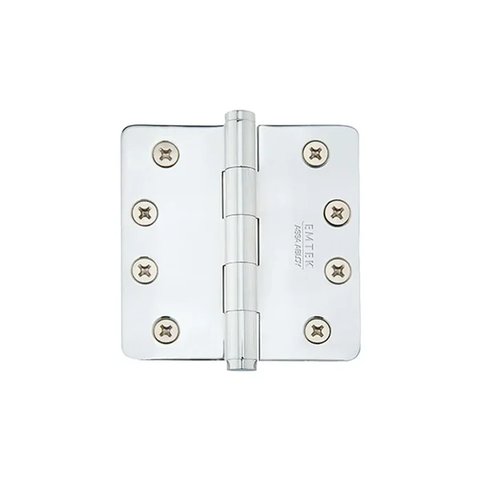 Emtek 9200 Stl Hinge, HD, 1/4” RdCr, 4, US3