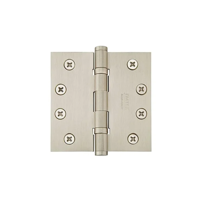 Emtek 9400 Stl Hinge, HD BB, SqCr, 4, US10B
