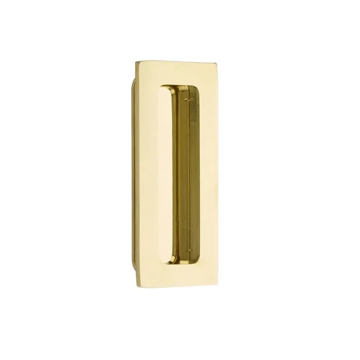 Emtek Brass Modern Rectangular Flush Pull 4”, US3NL