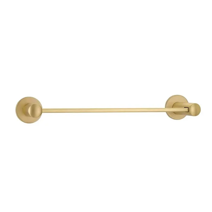 Emtek Brass Modern TowelBar, Modern Rectangular Rosette, 18”, US4