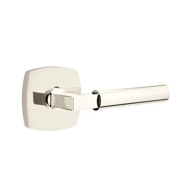 Emtek Concealed Fastener Passage, Urban Modern Rosette, Hercules Lever, US14