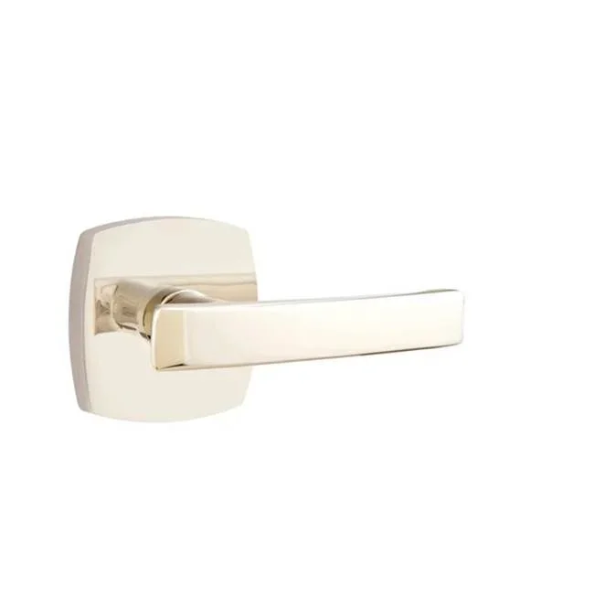Emtek Concealed Fastener Privacy, Urban Modern Rosette, Geneva Lever, US14