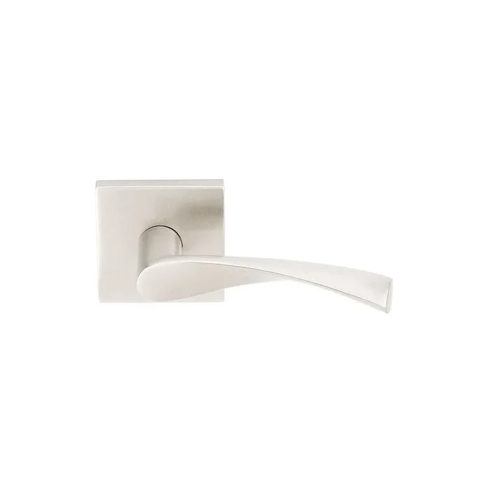 Emtek Concealed, Passage, Square Rosette, Triton Lever, US26
