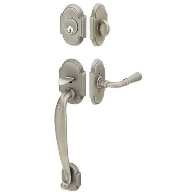 Emtek Dummy, Nashville Tub Ent, Freestone Square Knob, US4