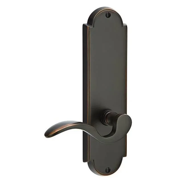 Emtek Dummy Pair, Sideplate Locksets Delaware Non-Keyed 9”, Egg Knob, US7
