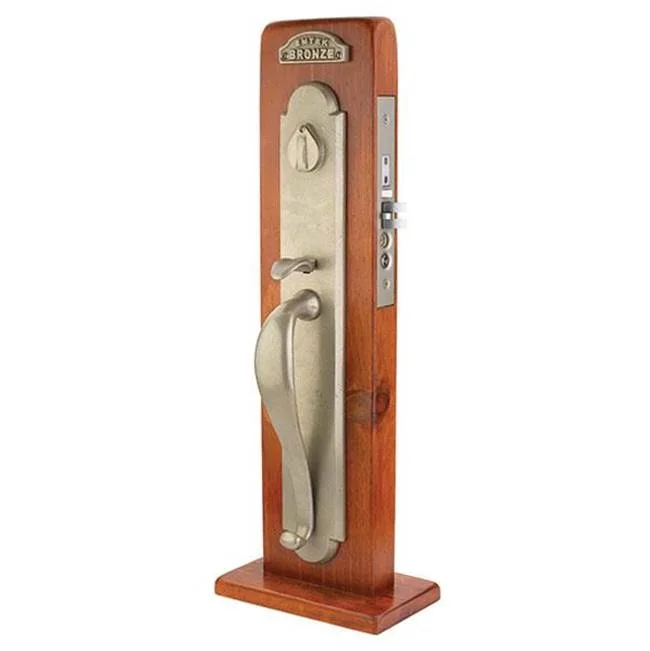 Emtek Dummy, Topeka Mortise, Providence Crystal Knob, MB