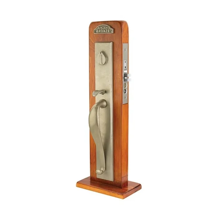 Emtek Entryset, F13, Rectangular Full Length Mortise, 2-3/4 Backset, Durango Lever, RH, TWB
