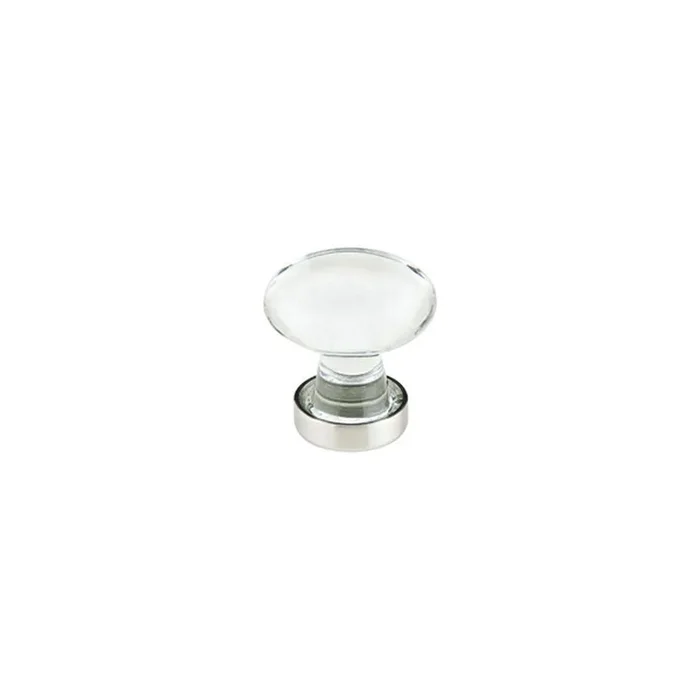 Emtek Hampton Crystal Knob, 1-1/4”, US10B