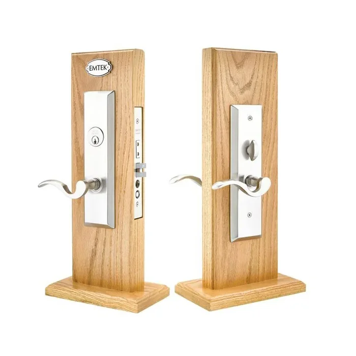 Emtek LL Dummy, Harrison Mortise, Dumont Lever, RH, US19