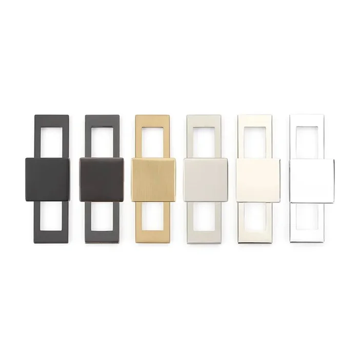 Emtek Modern Backplate for cabinet pull, 8” C-to-C, US4