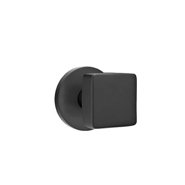 Emtek Passage, Disk Rosette, Square Knob, US19