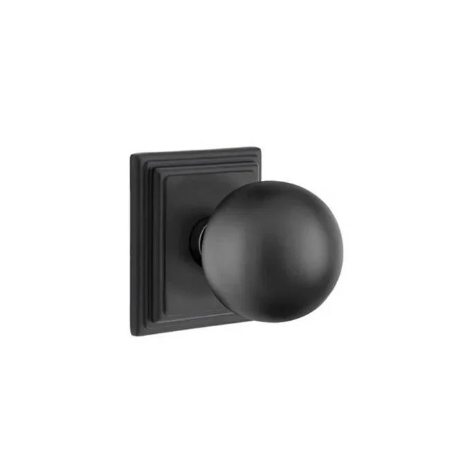 Emtek Passage, Wilshire Rosette, Orb Knob, US19