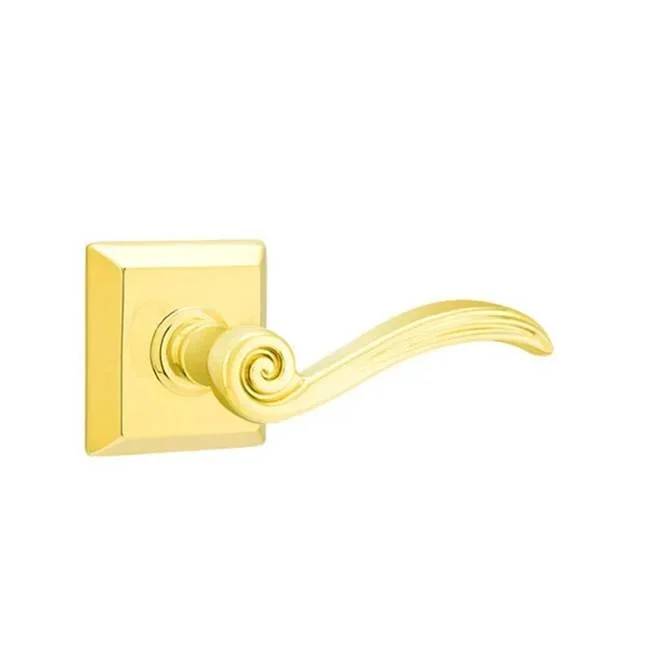 Emtek Privacy, Quincy Rosette, Elan Lever, RH, US3 Lifetime