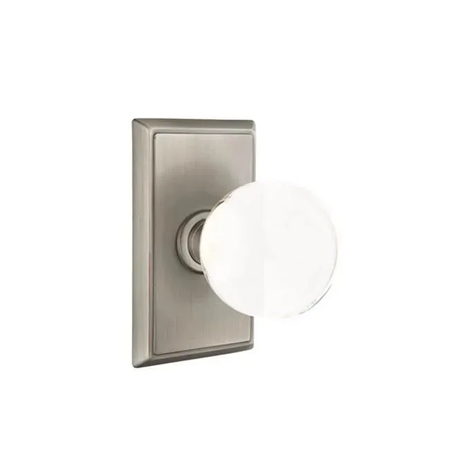 Emtek Privacy, Rectangular Rosette, Bristol Knob, US15A