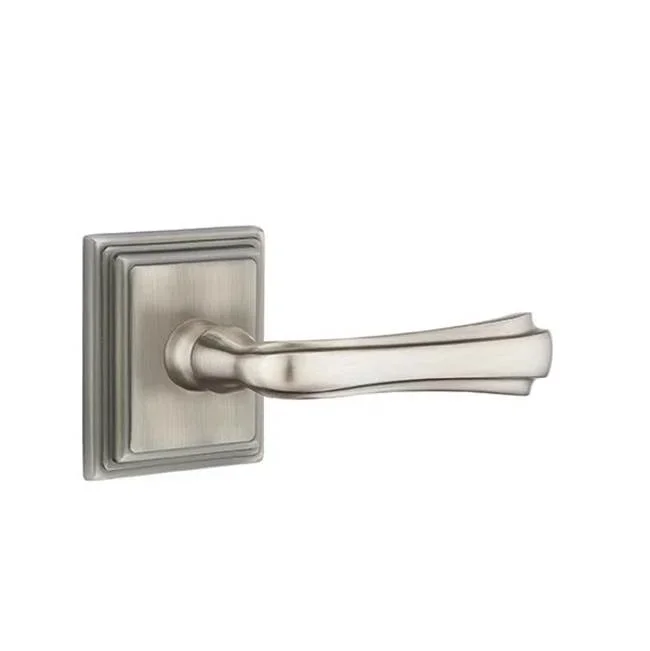 Emtek Privacy, Wilshire Rosette, Wembley Lever, LH, US15A