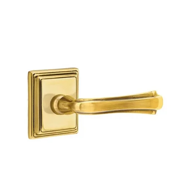 Emtek Privacy, Wilshire Rosette, Wembley Lever, LH, US7