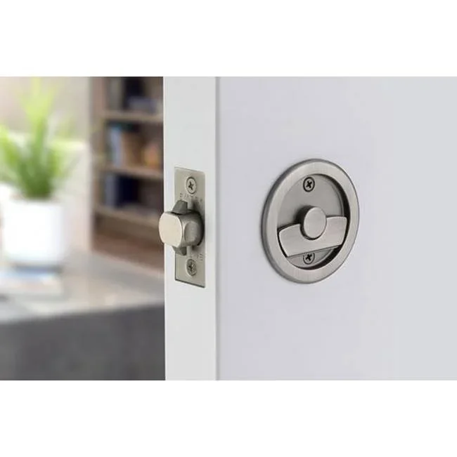 Emtek Round Tubular Pocket Door Privacy, US15
