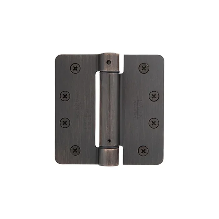 Emtek Spring Hinge, 1/4R, 4, MB