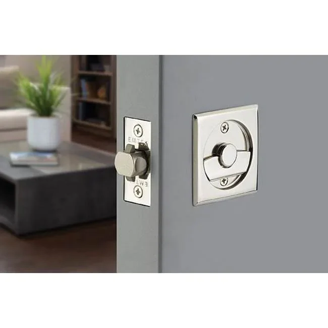Emtek Square Tubular Pocket Door Dummy, US26