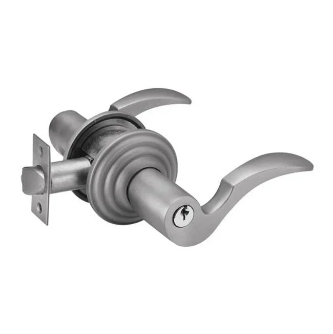 Emtek Weiser Keyway, Key in Lever Cortina RH US3