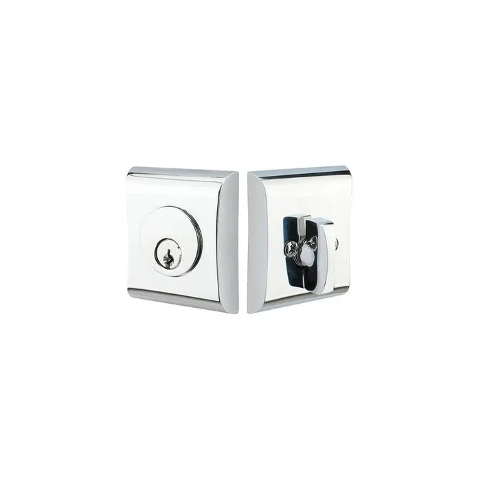 Emtek Weiser Keyway, NEOS Modern No.2 Deadbolt, Dbl, US19
