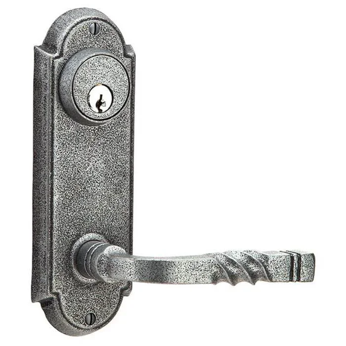 Emtek Weiser Keyway, Stl Plt 5, SglKyd, Nmdy LH, SS