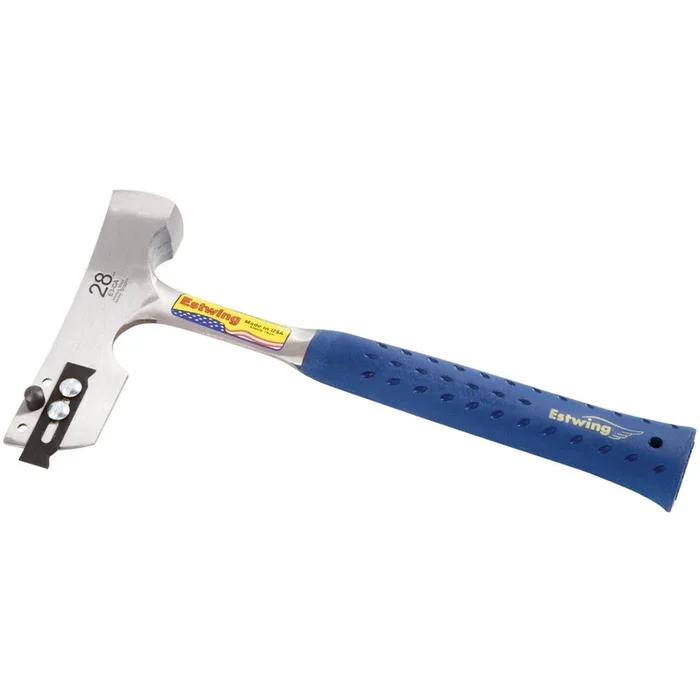 Estwing E3-CA 29 Oz. Steel Shingling Hatchet with Steel Handle and Replaceable Blade/Gauge