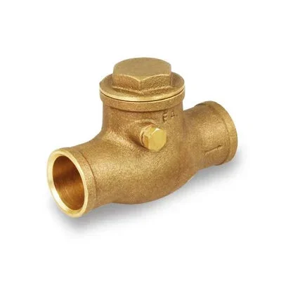 Everflow 210C212 | 2-1/2 Sweat Swing Check Valve Brass, For Non-Potable Water Use | Everflow