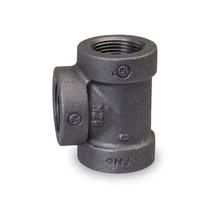 Everflow BT14G | 1-1/4 Cast Iron Threaded Straight Tee | BT14G