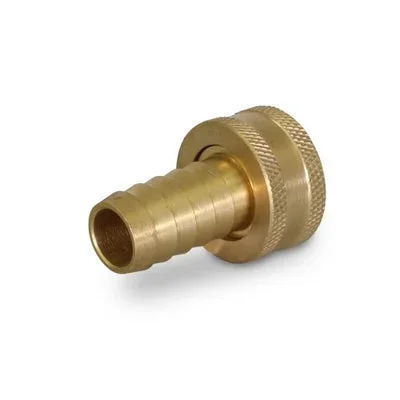 Everflow G39S-5834 | 5/8 Hose Barb X 3/4 FH Swivel Adapter Brass Garden Hose Fitting For Non Potable Use Only