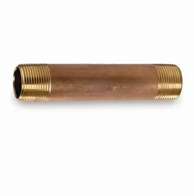 Everflow NPBR1030 1 x 3 Brass Nipple