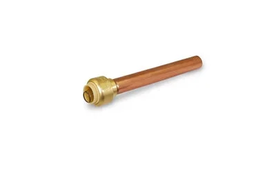 Everflow UPCS1212 Pushlock UPCS1212 1/2 Push x Street (Copper) Adapter W/ 5 Extension