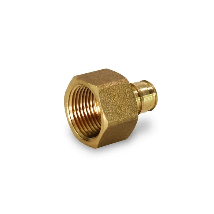 Everflow WPFA1212-NL 1/2 IN F1960 X 1/2 IN FIP PEX BRASS ADAPTER LF