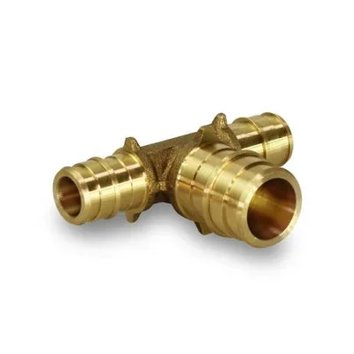 Everflow WPRT3431-NL | 3/4 F1960 X 3/4 F1960 X 1/2 F1960 Reducing Tee Brass NL | WPRT3431-NL