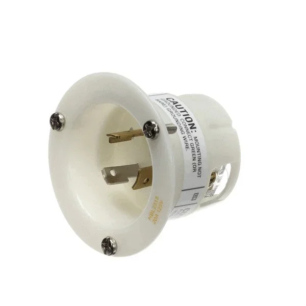 FLANGED INLET 125V 20A NEMA L5 EZ34-0041 for Belshaw EZ34-0041