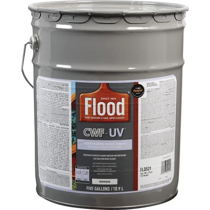 Flood FLD521/05 Wood Finish Oil-Modified Redwood 5 Gal.