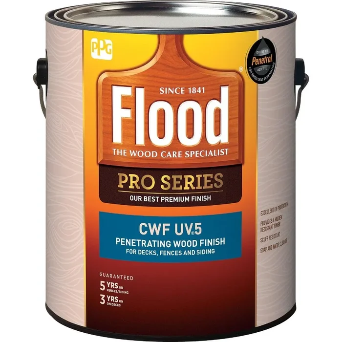 Flood FLD566-01 CWF – UV5 Pro Series Wood Finish Exterior Stain Cedar 1 Gal.