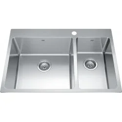 Franke BCL2131R-9-1N Brookmore Topmount Sink