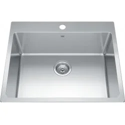 Franke BSL2125-9-1N Brookmore Topmount Sink