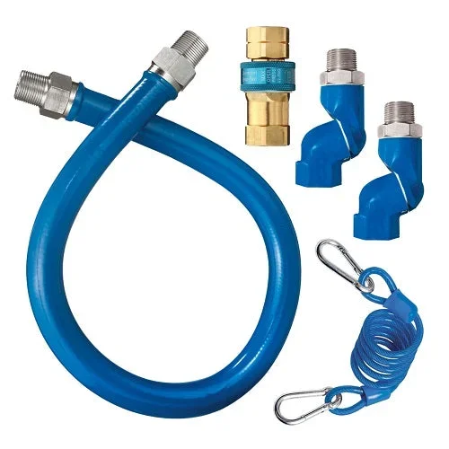 GAS HOSE KIT 1/2 X 48 WITH SWIVELS 1650BPQ2SR48 for Dormont DOR1650BPQ2SR48
