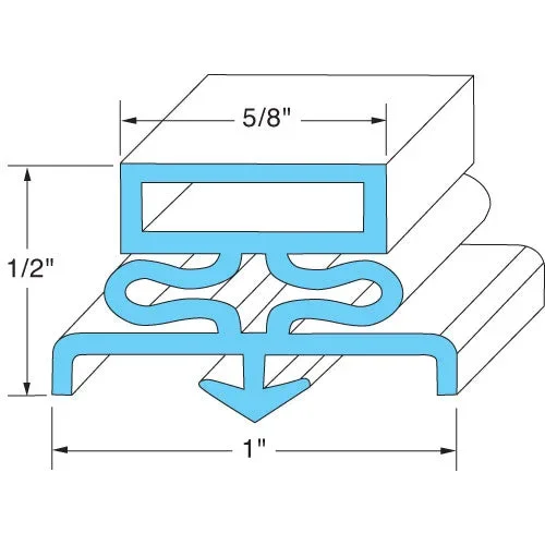 Gasket Door Traulsen 39394 for Traulsen 341-39394-00