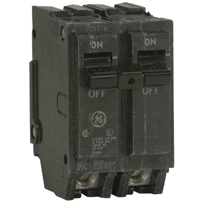 GE THQL21100P Double-Pole Circuit Breaker 100A