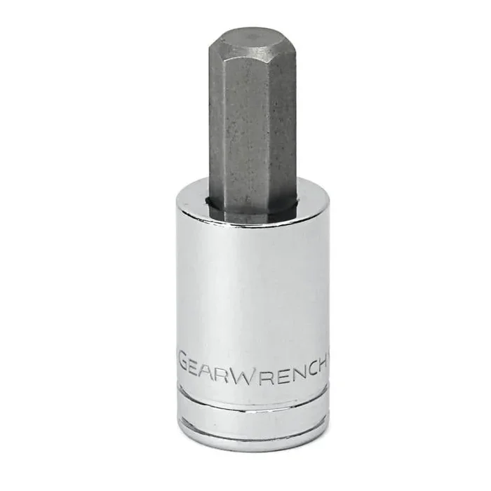 Gearwrench 80658 1/2 Drive, 6mm Hand Hex Bit Socket 2-1/2 OAL
