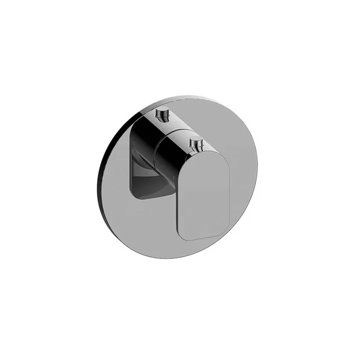 Graff Sento Round M-Series Thermostatic Valve Trim Plate with Handle