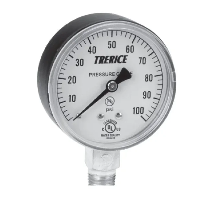 H.O. Trerice 800B-40-02-L-A-150 Gauge 0/400# 4′ Dial STL CS